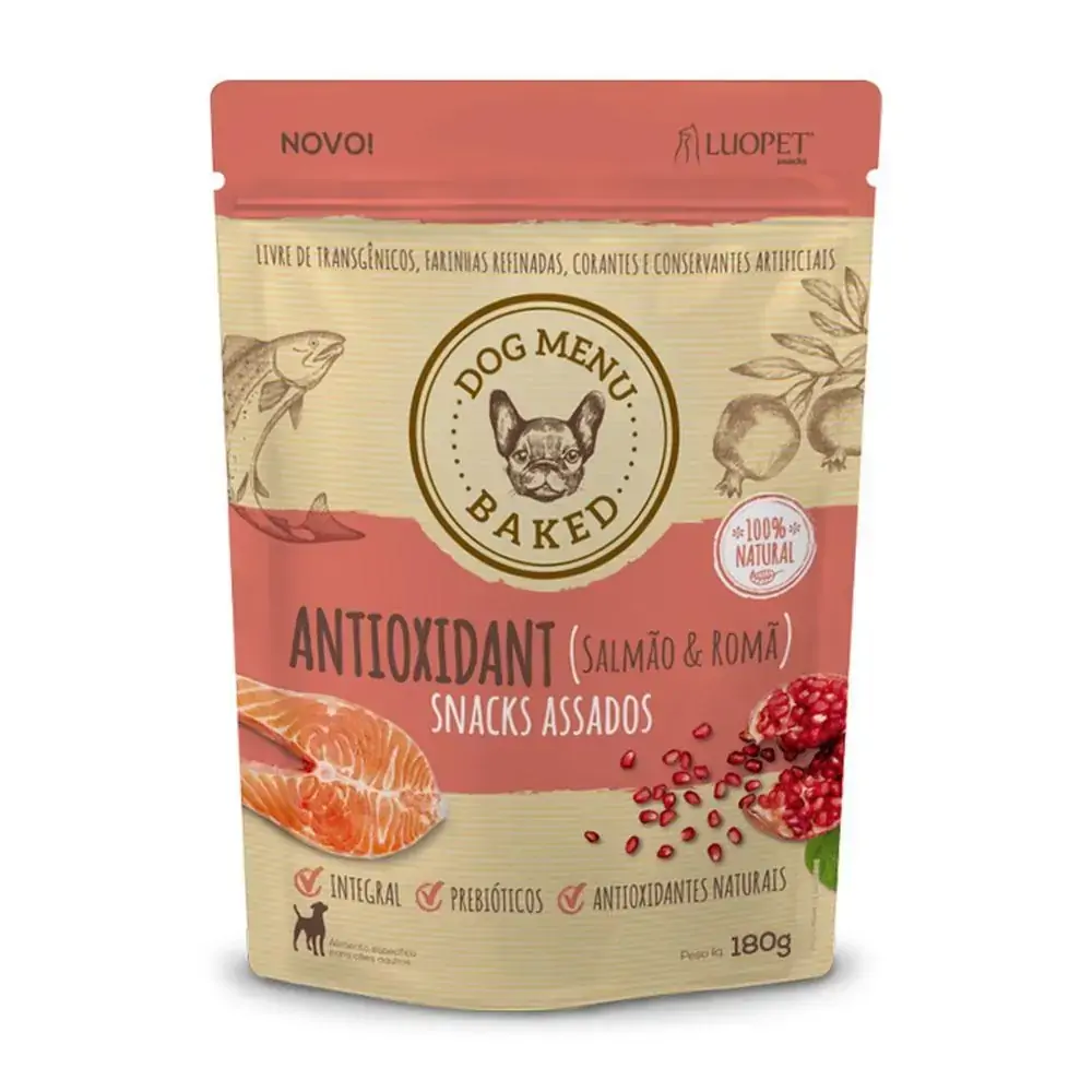 Petisco Dog Menu Antioxidante Luopet 180g