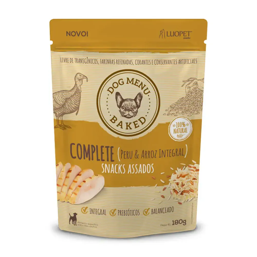 Biscoito Menu Luopet Para Cães Adultos Complete 180g