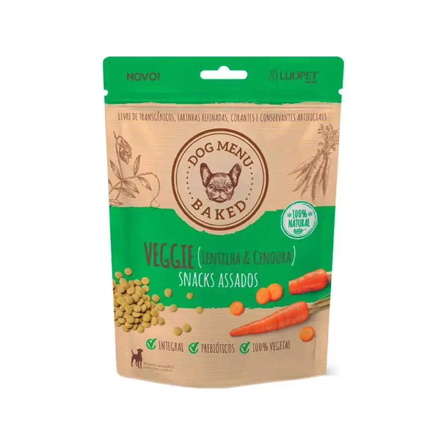 Biscoito Menu Luopet Para Cães Adultos Veggie 180g