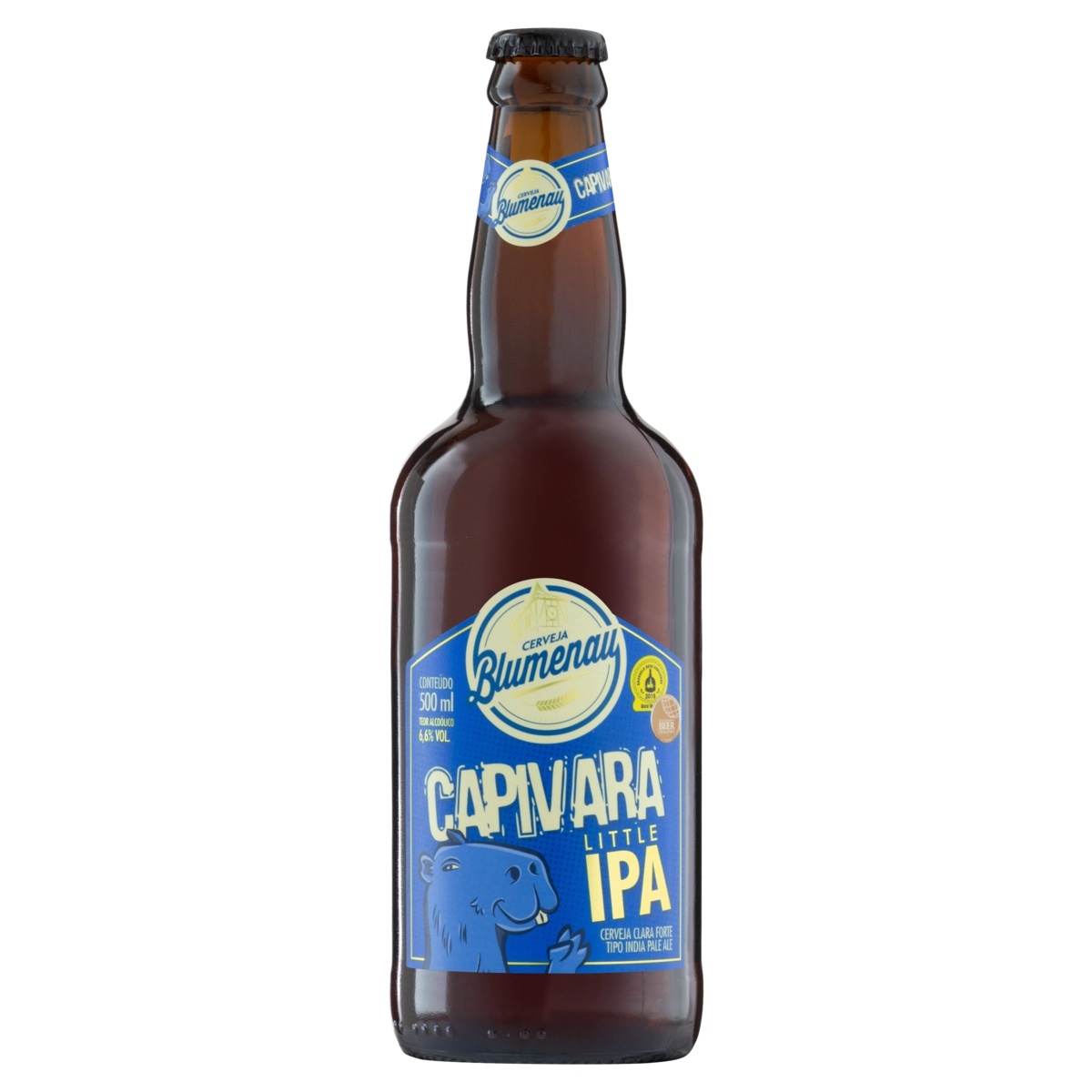 Cerveja Little Ipa Capivara Blumenau Garrafa 500ml