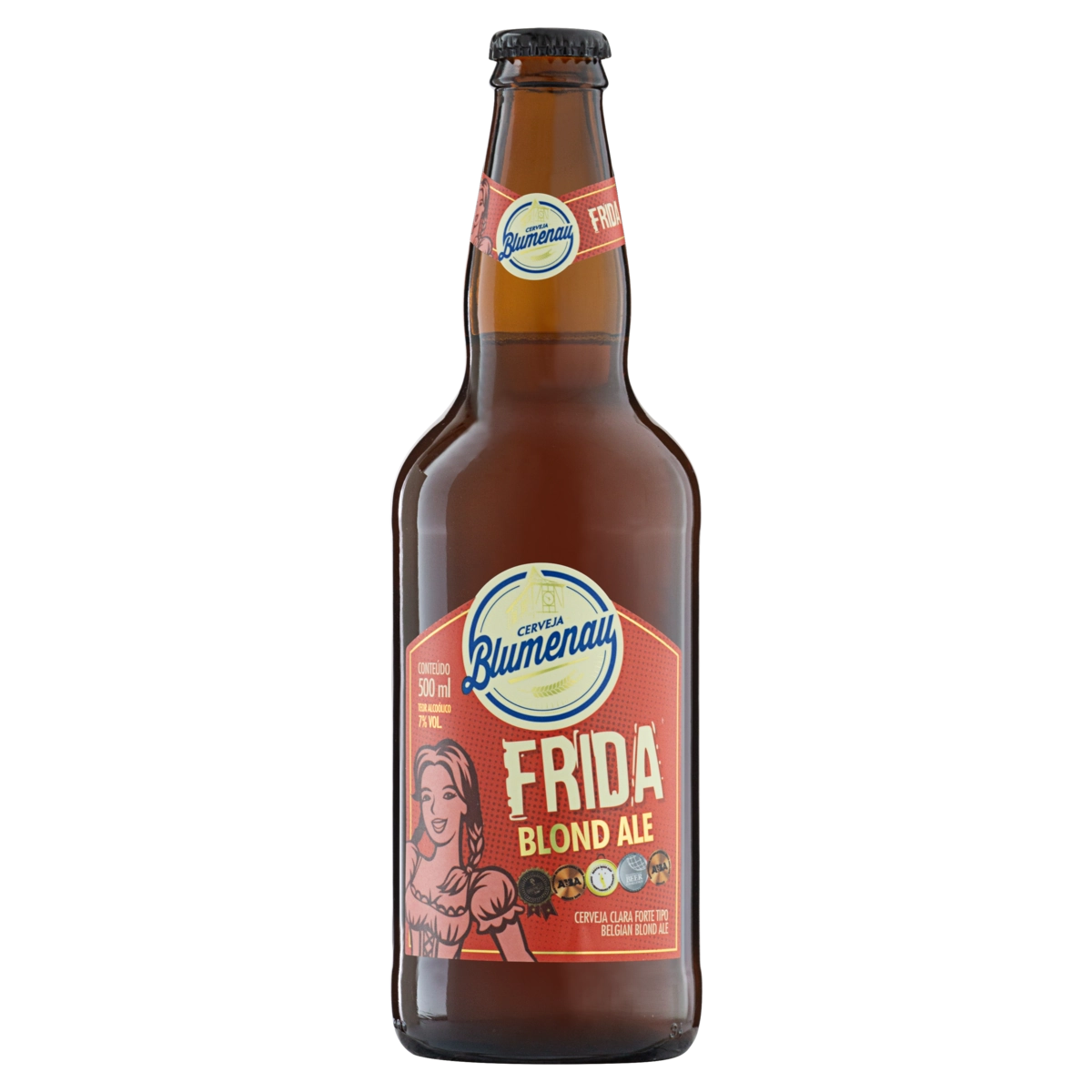 Cerveja Blond Ale Frida Blumenau Garrafa 500ml