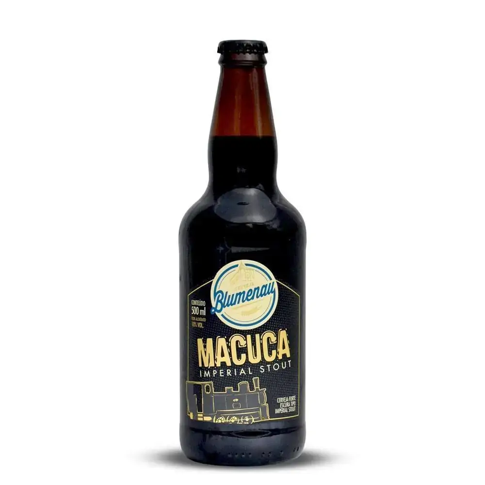 Cerveja Imperial Stout Macuca Blumenau Garrafa 500ml