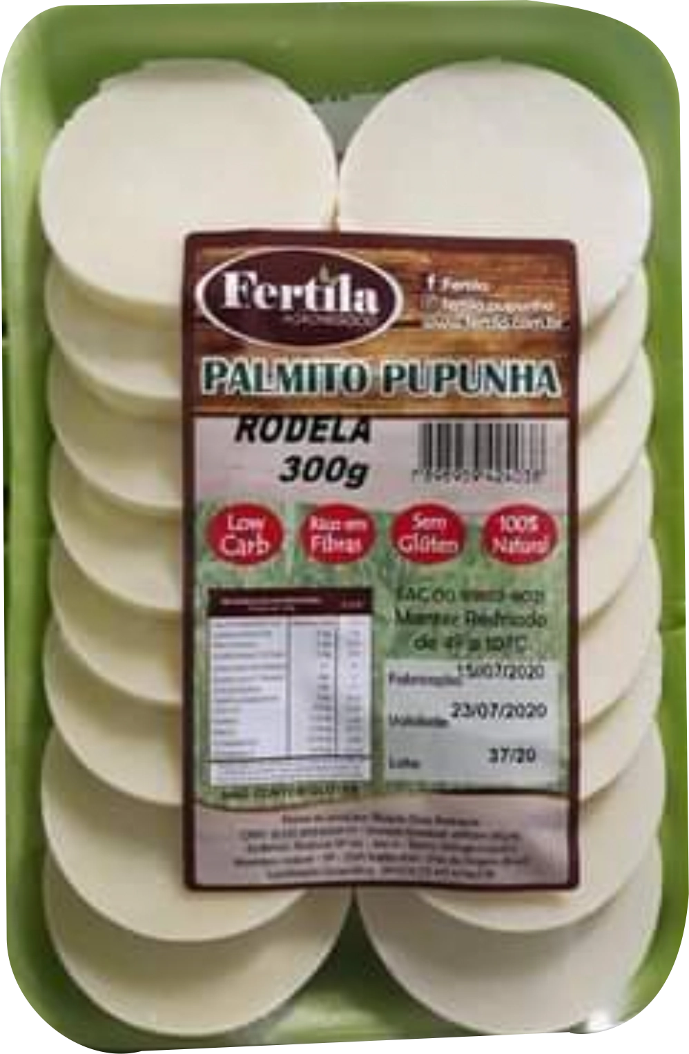 Palmito Fertila Rodela 300gr