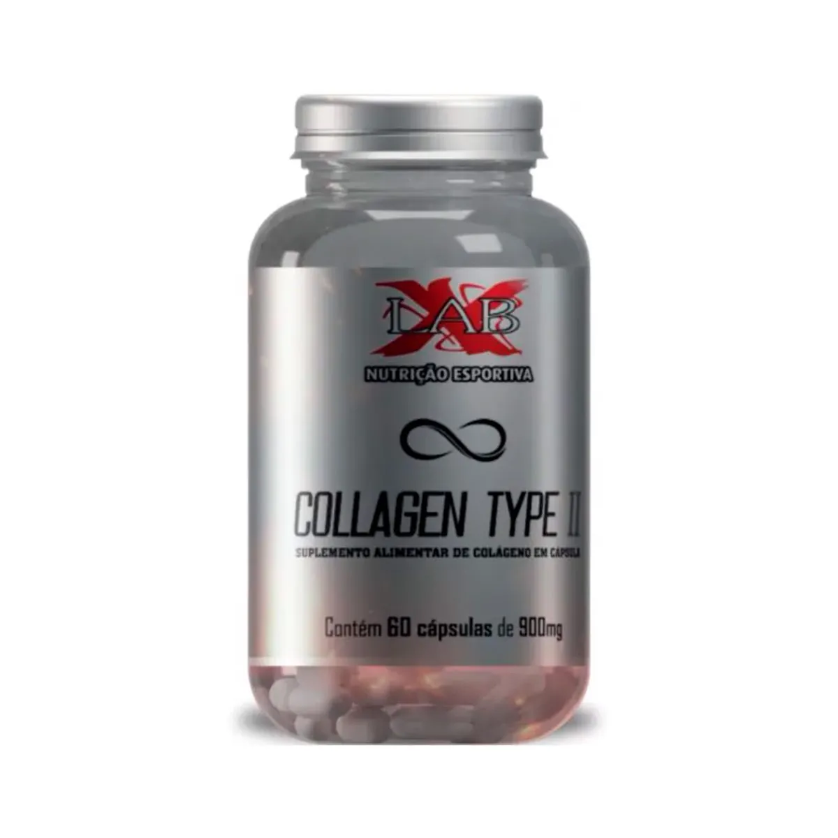 Colágeno em Capsulas Tipo 2 com Biotina - 900mg 60 Capsulas X-Lab Nutrition
