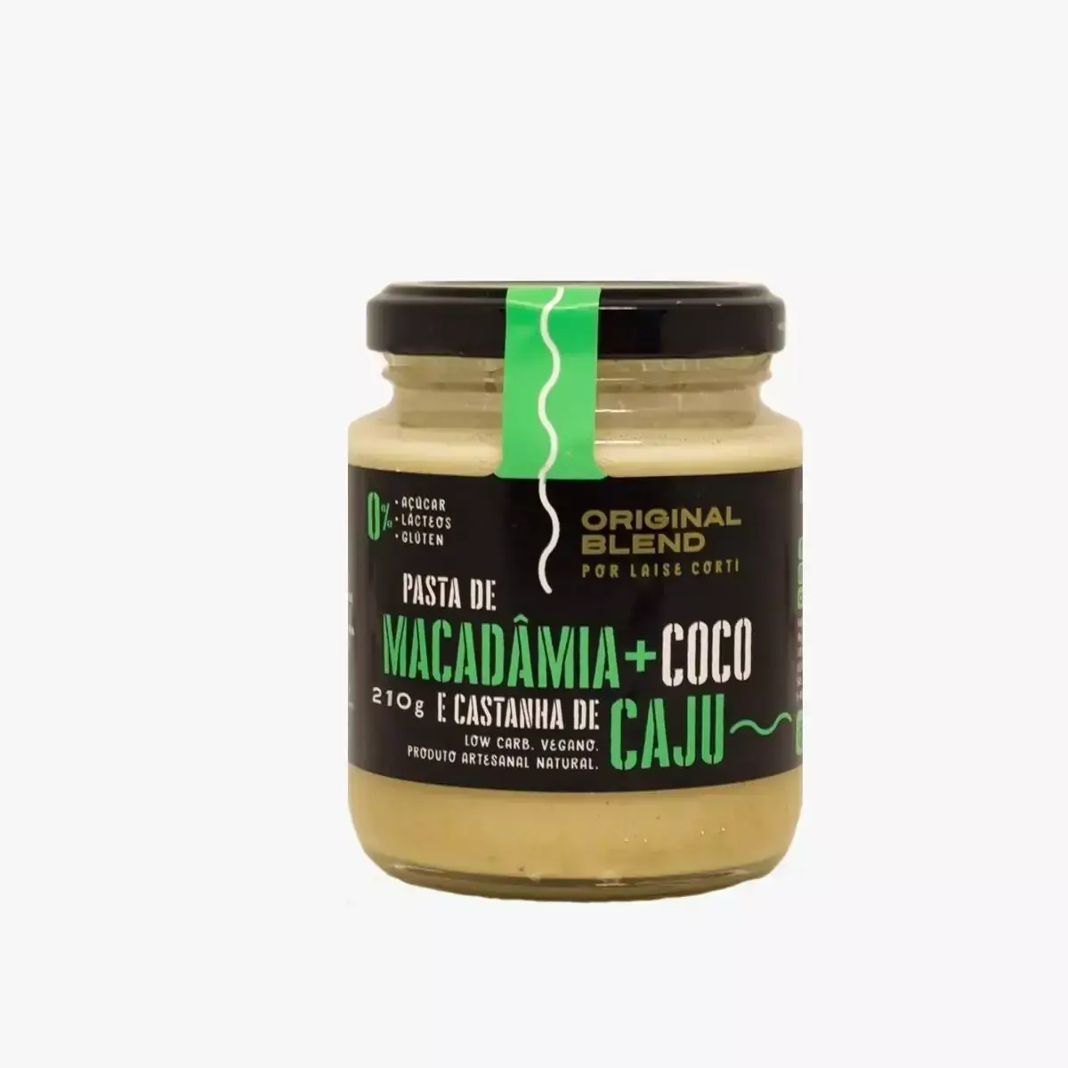 Pasta de Macadâmia, Coco e Castanha de Caju Vegano Original Blend 210g