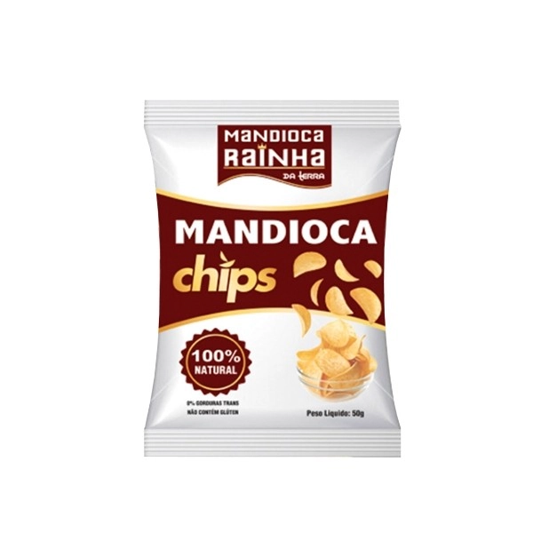 Chips De Mandioca 50g Mandioca Rainha Da Terra