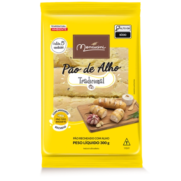 Pao Alho Mencucini Trad 300g