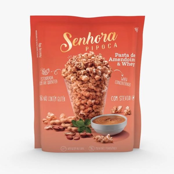 Mix Nuts Coco Gergelim Senhora Pipoca 408g