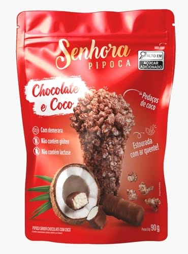 Pipoca Artesanal Senhora 90g Chocolate/coco