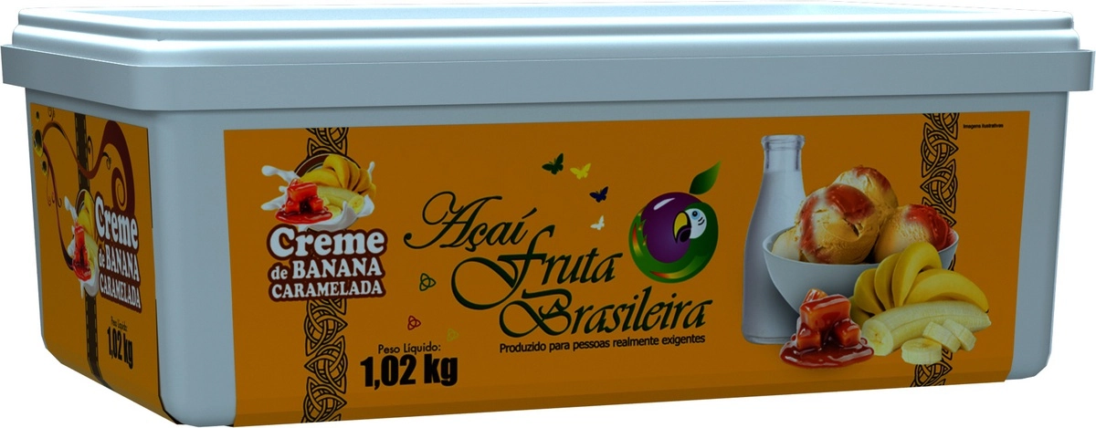 Creme Fruta Brasileira 1,02kg Ban Caramelada
