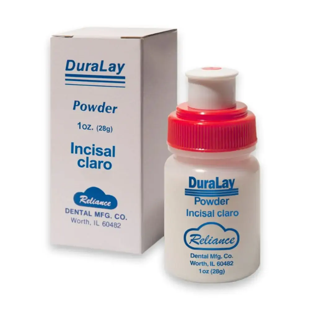 Duralay Pó 28g - Polidental - Duralay Pó 28g Cor Incisal Claro - Polidental