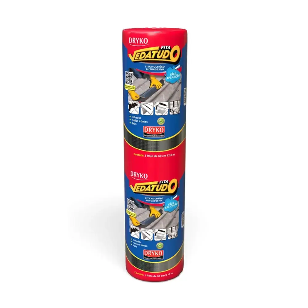 Fita Multiuso Dryko 60cm X 10m Un Vedatudo