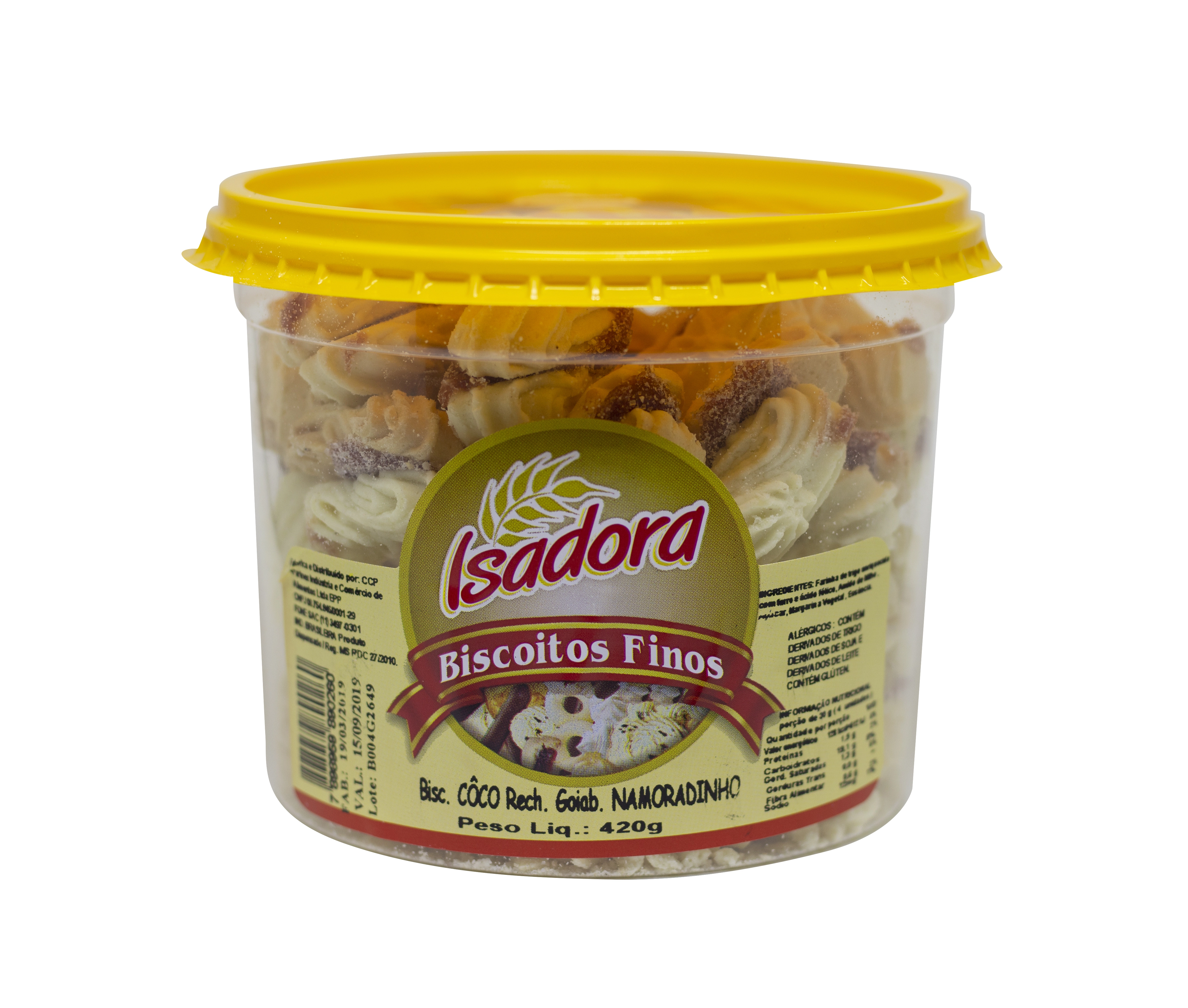 Bisc Isadora 400g Namoradinho