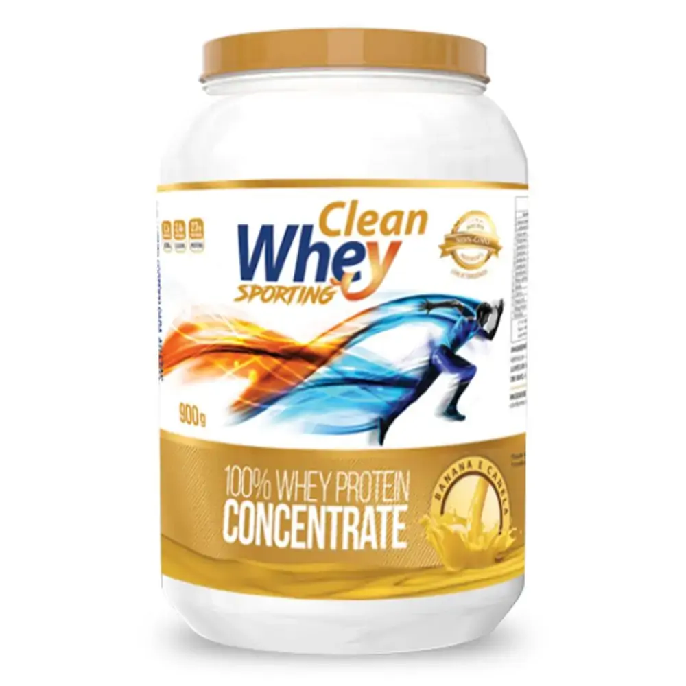 Whey Concentrate Sporting Sabor Banana C/ Canela 900g