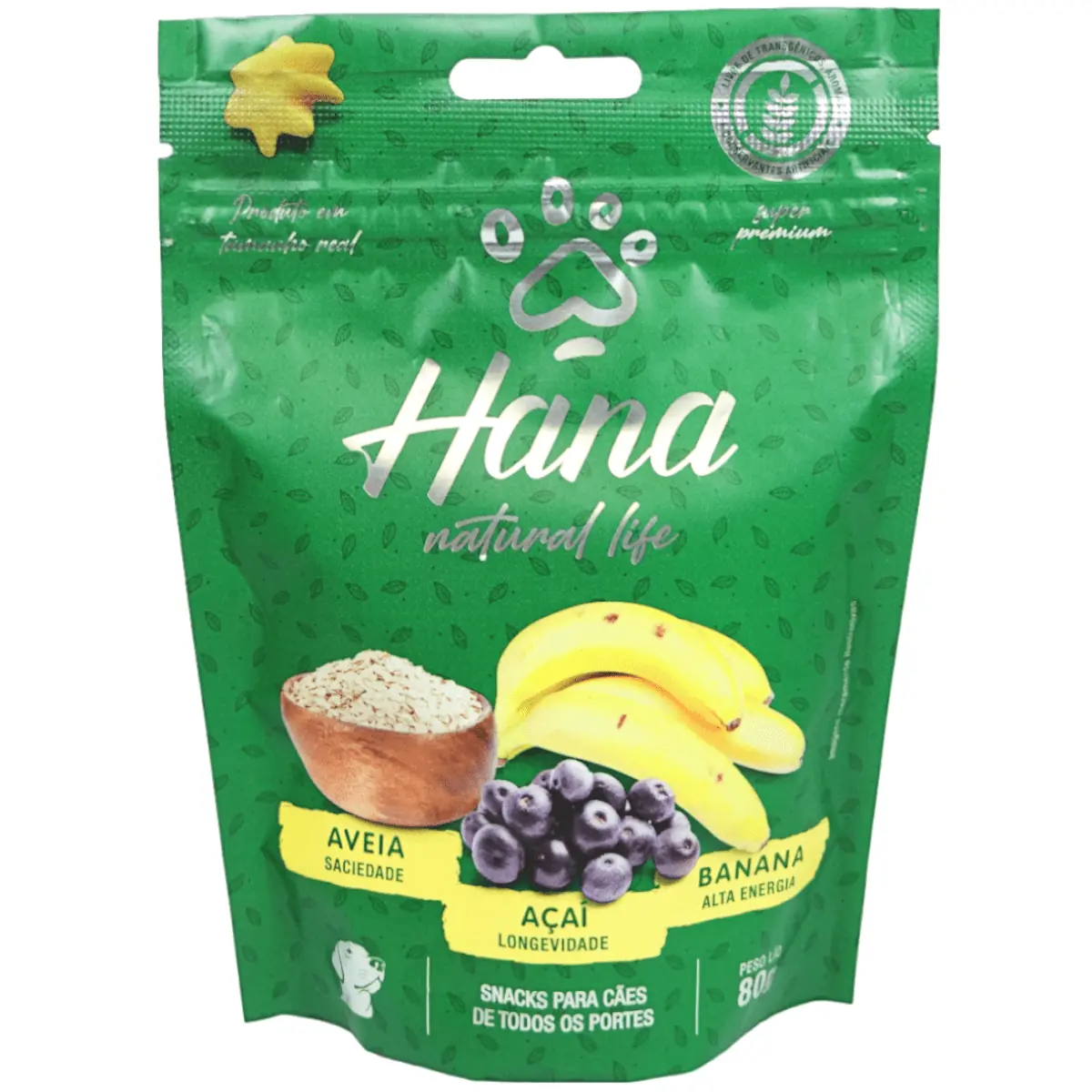 Hana Natural Life Banana/aveia/açai 80g