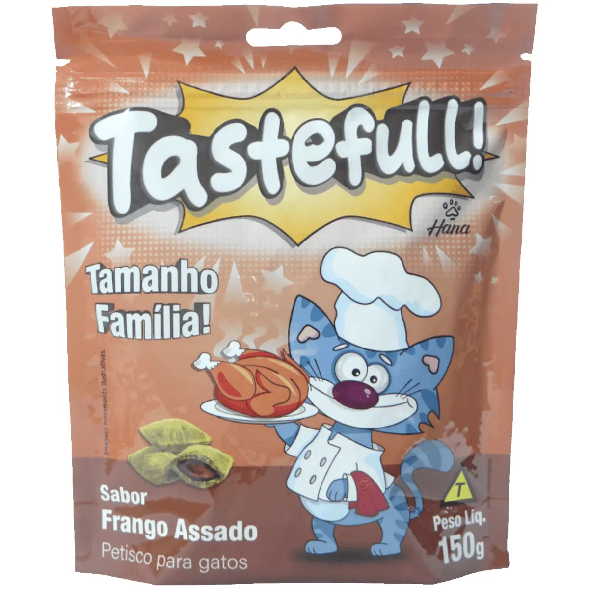 Hana Tastefull Nuggets Gatos 150g Frango Assado