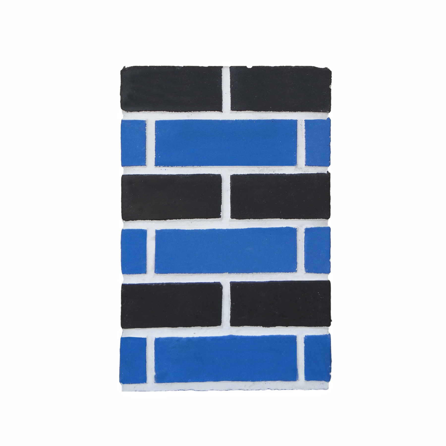 Duto Concreto 30x30x50cm Estilo Tijolo Aparente Azul Preto Atacadão Lazer