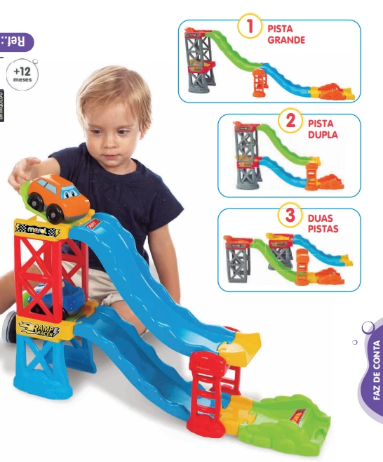Pista com 2 Carrinhos Ramp Racer - Maral