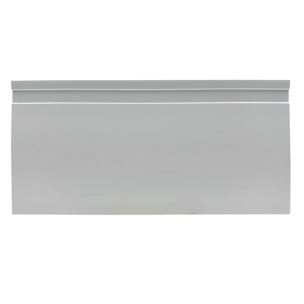 Rodapé De Poliestireno Frisado 15cm X 2,40m Rende 2,40 Metros Casa Grassi - Caixa Com 2,4 M - Branco