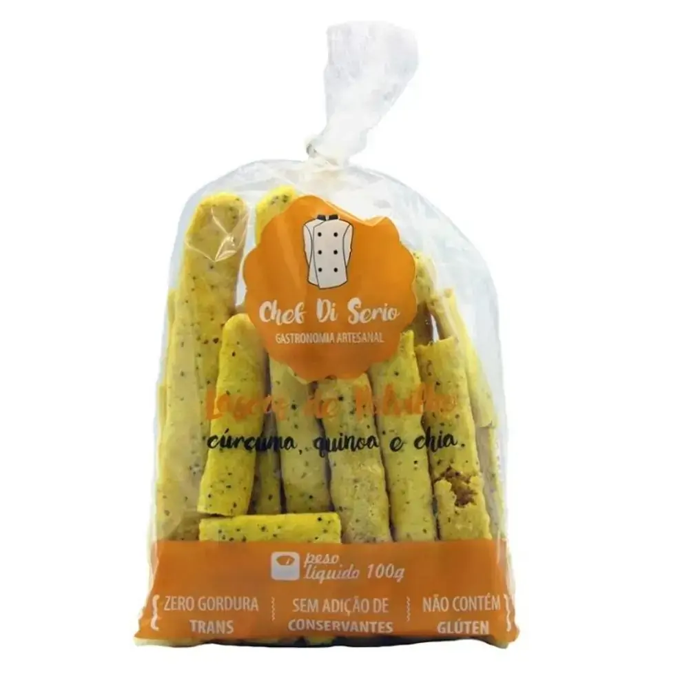 Lascas De Polvilho Curcuma Chef Di Serio 100g