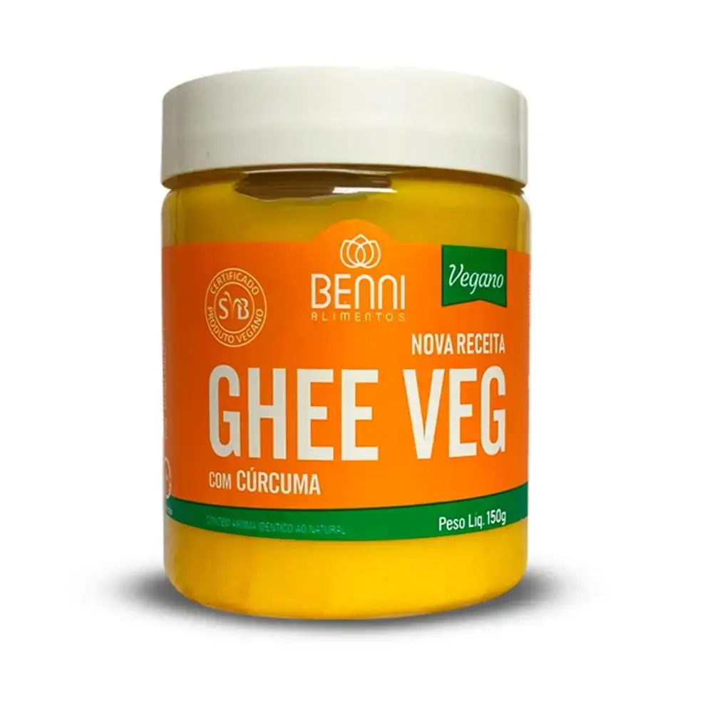 Manteiga Ghee com Cúrcuma Ghee Veg Benni 150g