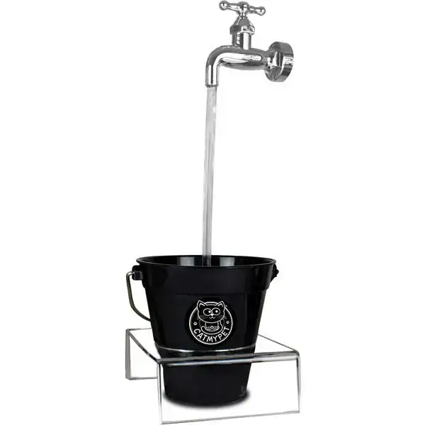 Bebedouro Magicat Black Com Suporte Bivolt