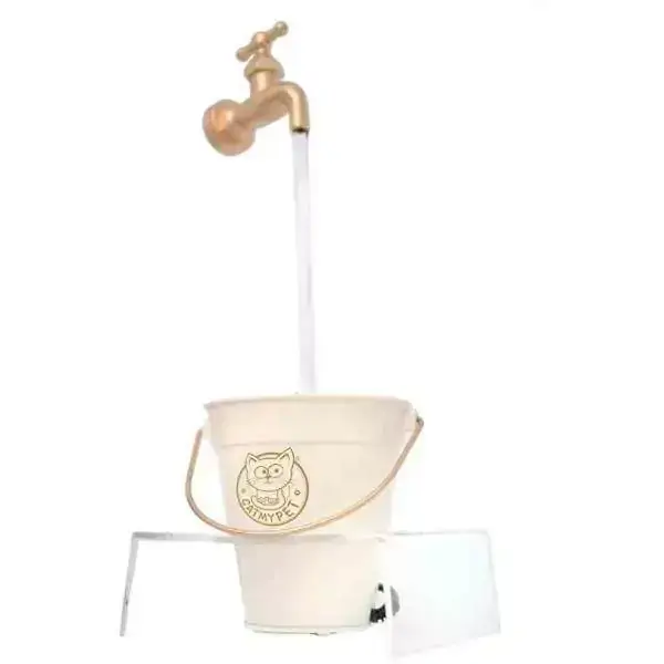 Bebedouro com Suporte para Gatos MagiCat CatMyPet Bivolt Gold