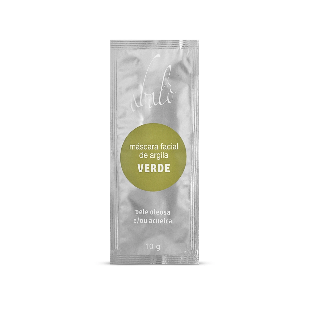 Mascara Facial Abalo Argila Verde Sache 10g