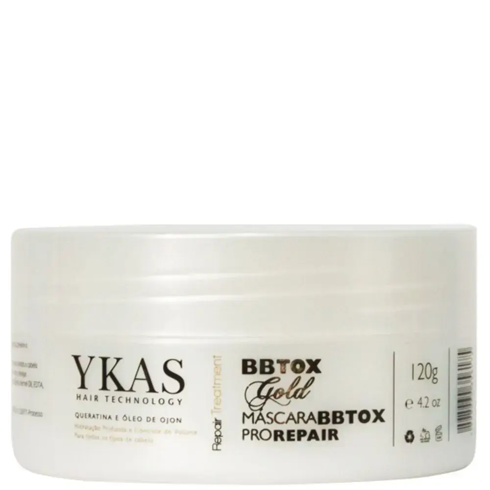 Mascara Ykas Bbtox Gold 120g
