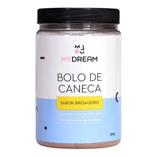 Bolo de Caneca Brigadeiro My Dream Zero Açúcar 300g