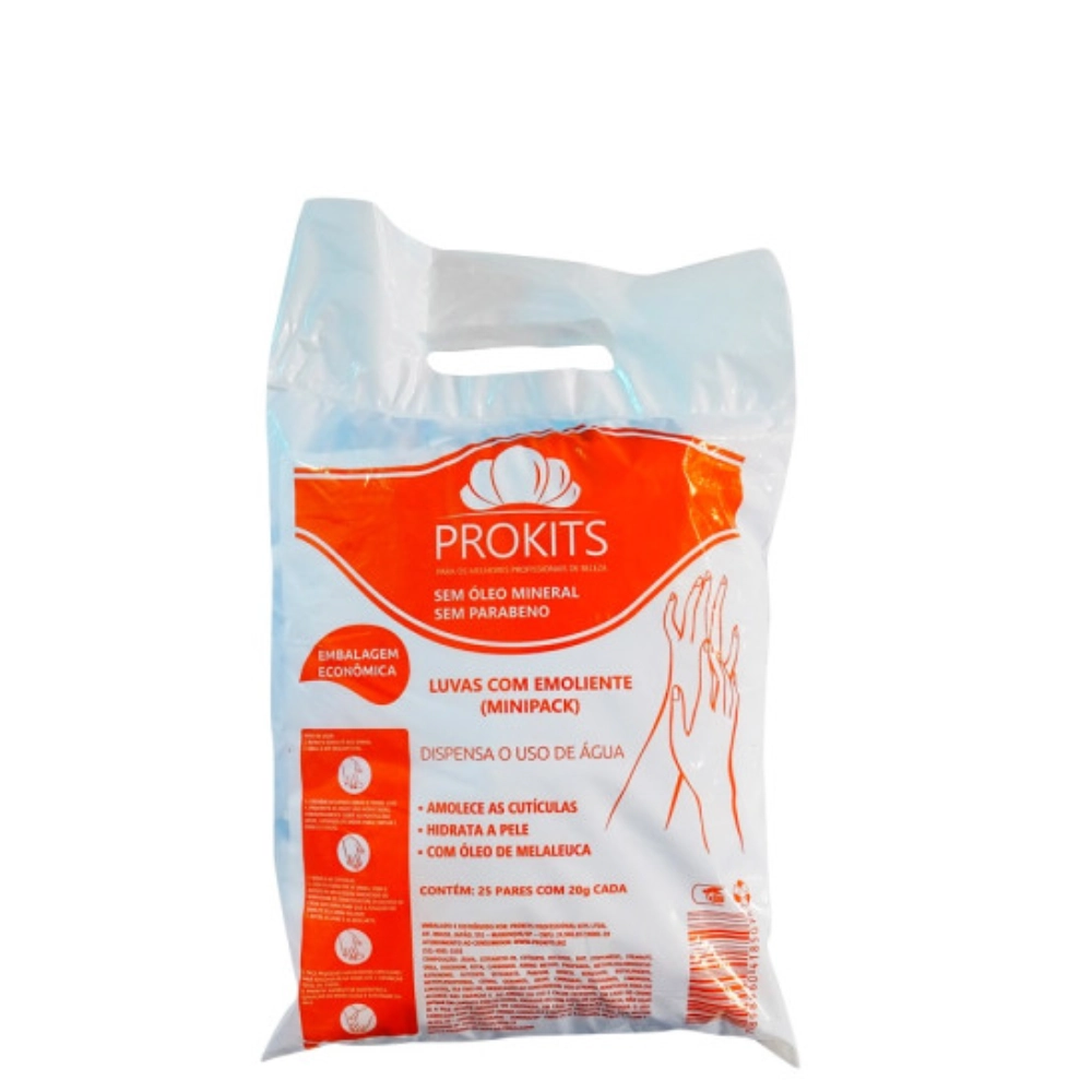 Bota Higienica Prokits Manicure Emoliente Minipack 25un
