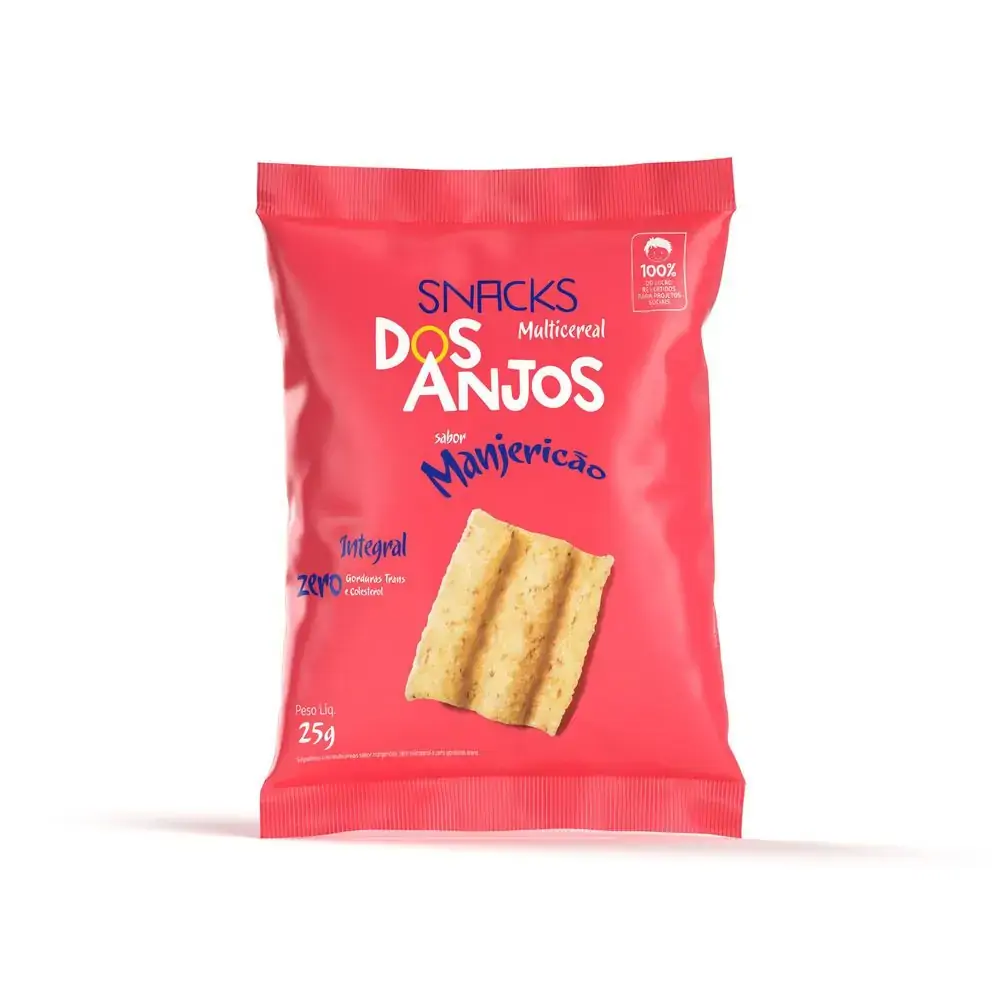 Snack Multicereal Sabor Manjericão 25g Dos Anjos