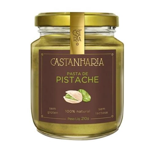 Pasta de Pistache e Macadâmia Vegana Castanharia 210g