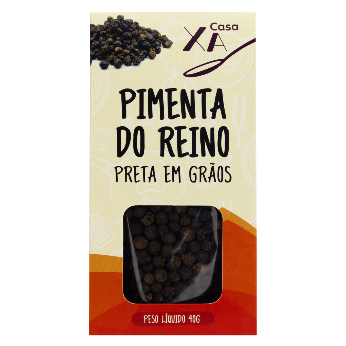 Pimenta-do-Reino Preta em Grãos CasaXa Caixa 40g