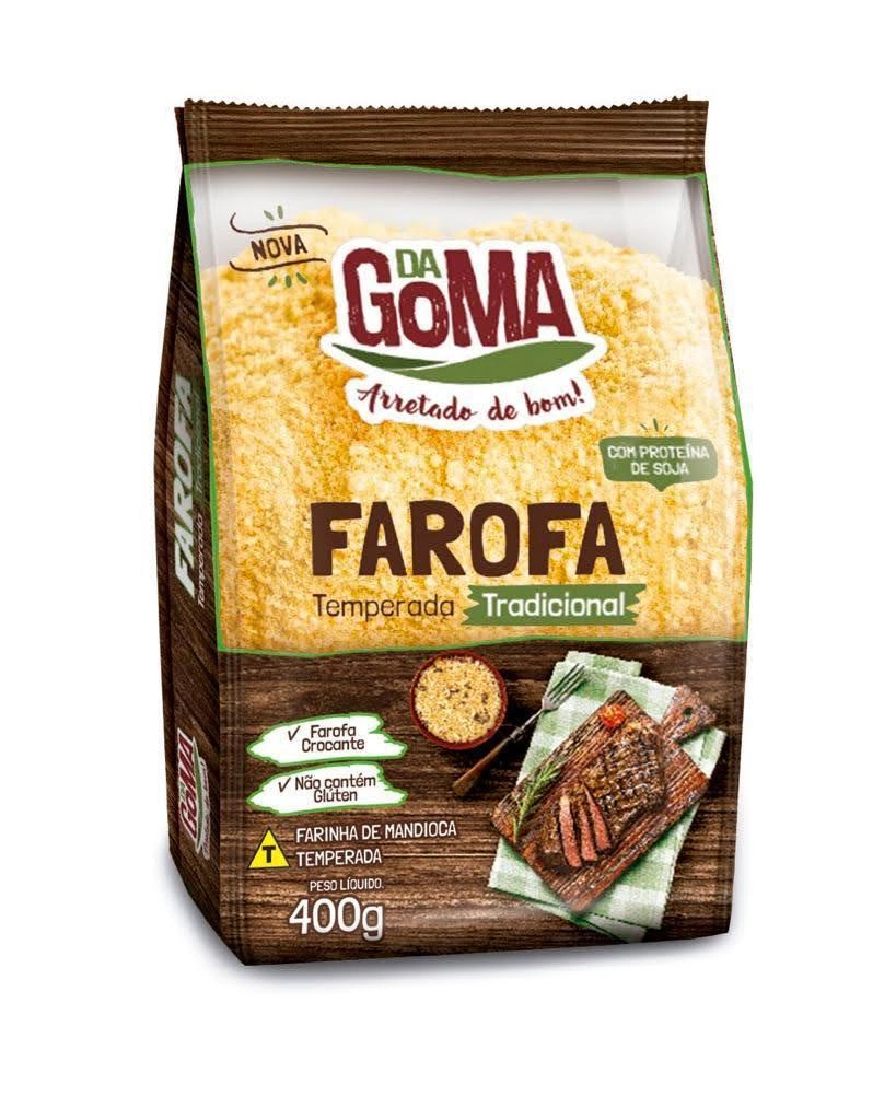 Farofa Da Goma Temperada Trad 400g Unidade