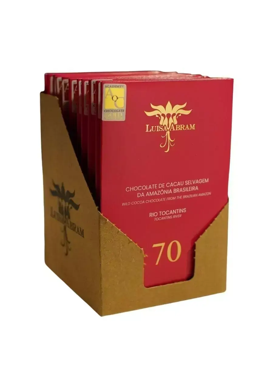 Barra de Chocolate Luisa Abram Rio Tocantins 70% Cacau