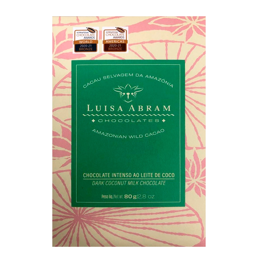 Barra de Chocolate Luisa Abram Intenso ao Leite de Coco