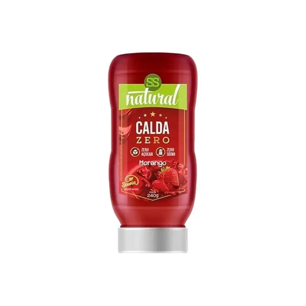 Calda Zero Sabor Morango 240g