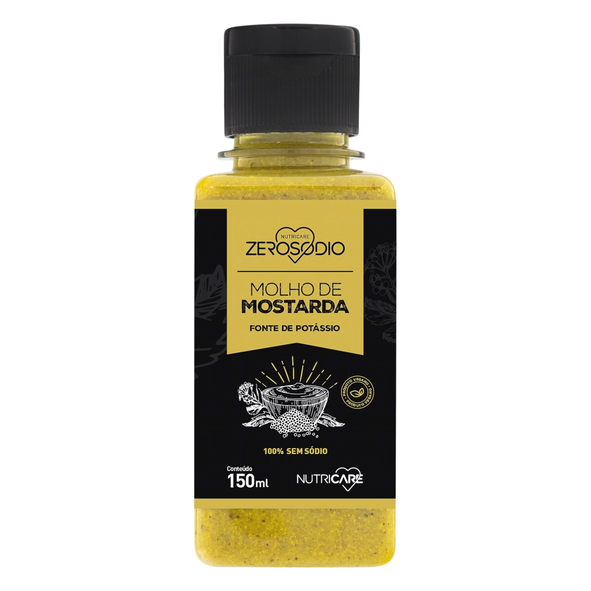 Molho de Mostarda Zero Sódio 150ml