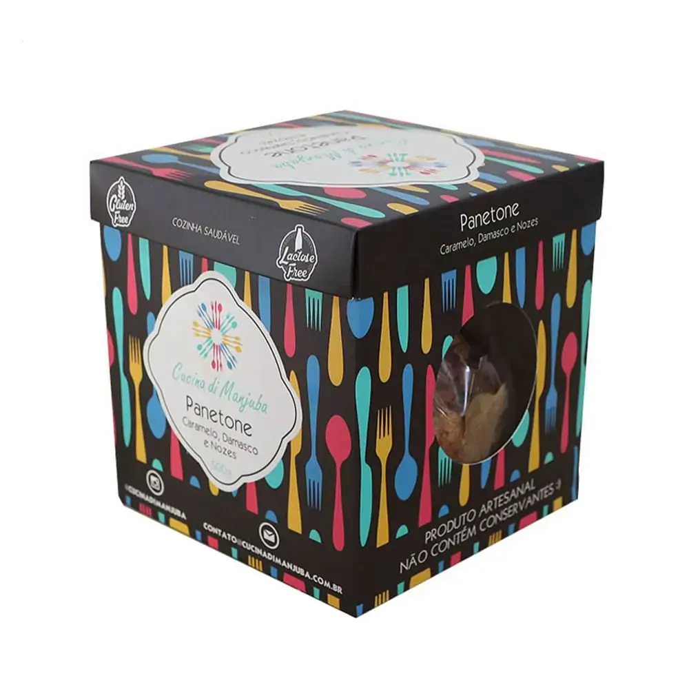 Panetone Damasco Com Nozes 500g Cucina Di Manjuba