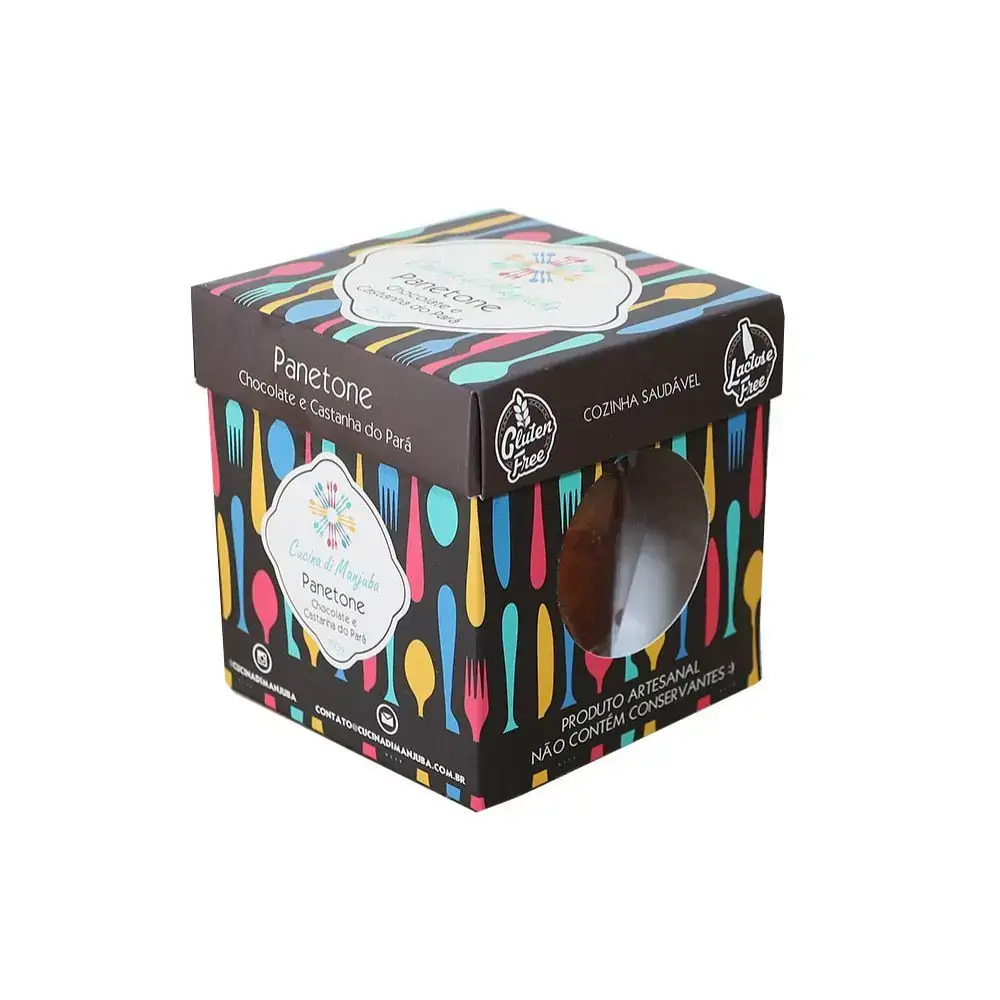 Panetone De Castanha E Chocolate 75 Pequeno 150g Cucina Di Manjuba Alimentos