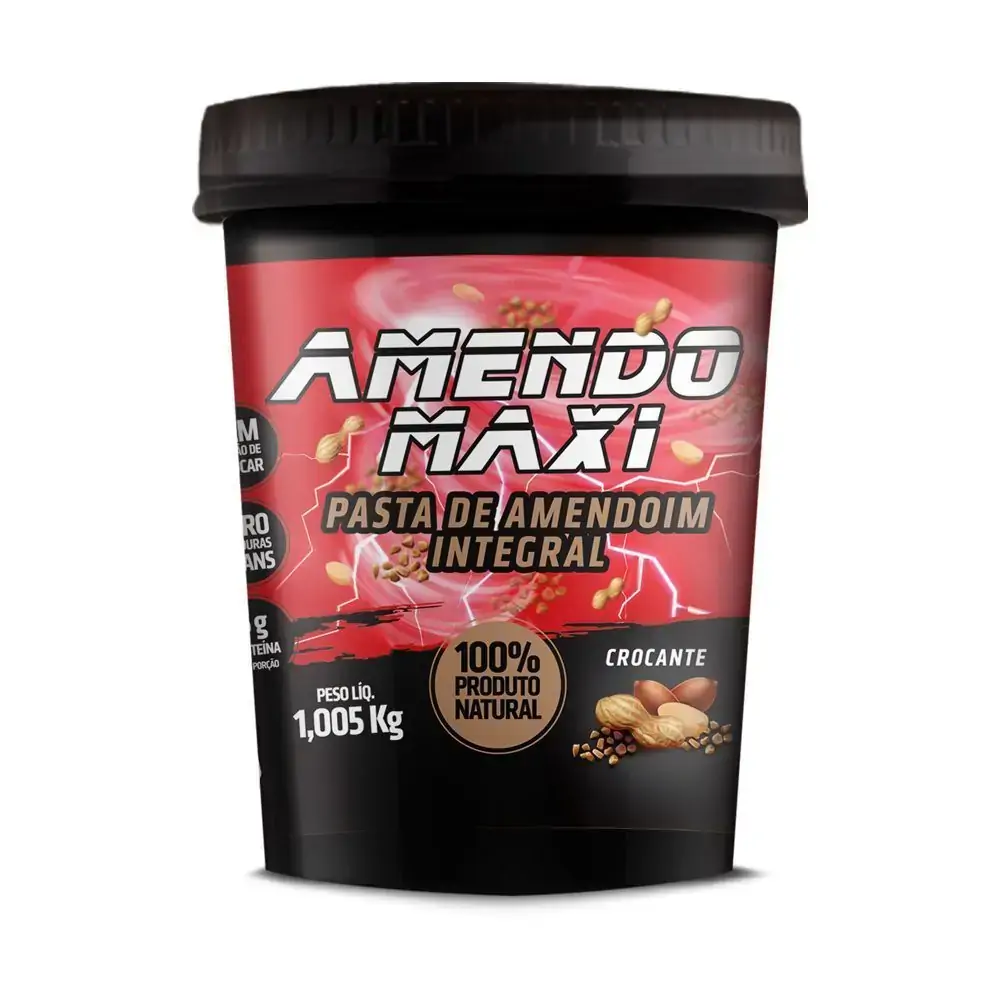 Pasta De Amendoim Int Crocante 1,005kg Amendomaxi