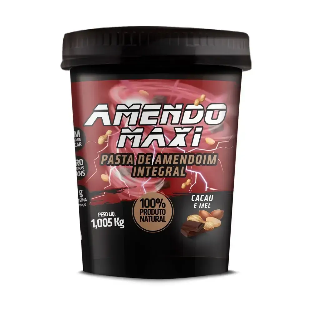 Pasta De Amendoim Int Com Cacau 1,005kg Amendomaxi