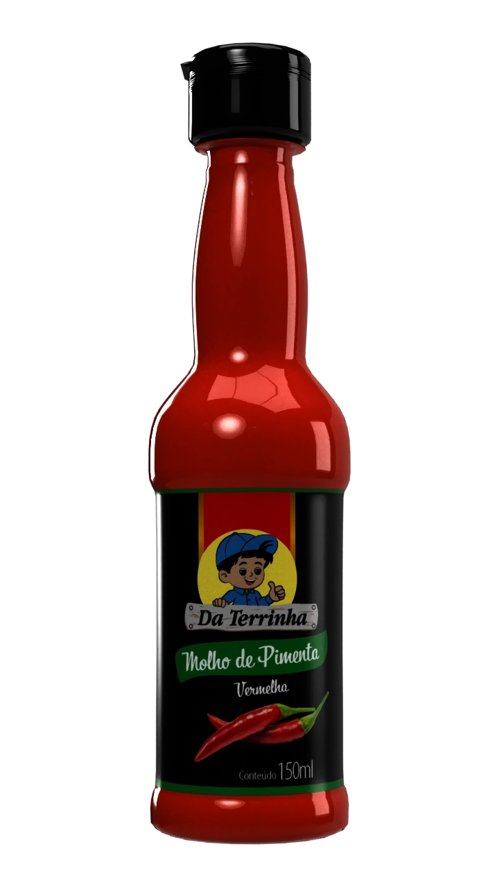 Molho De Pimenta Vermelha Da Terrinha 150ml