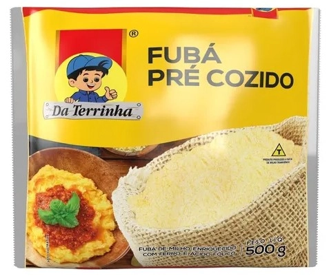 1202 Fuba Pre Cozido Da Terrinha 500 G Und