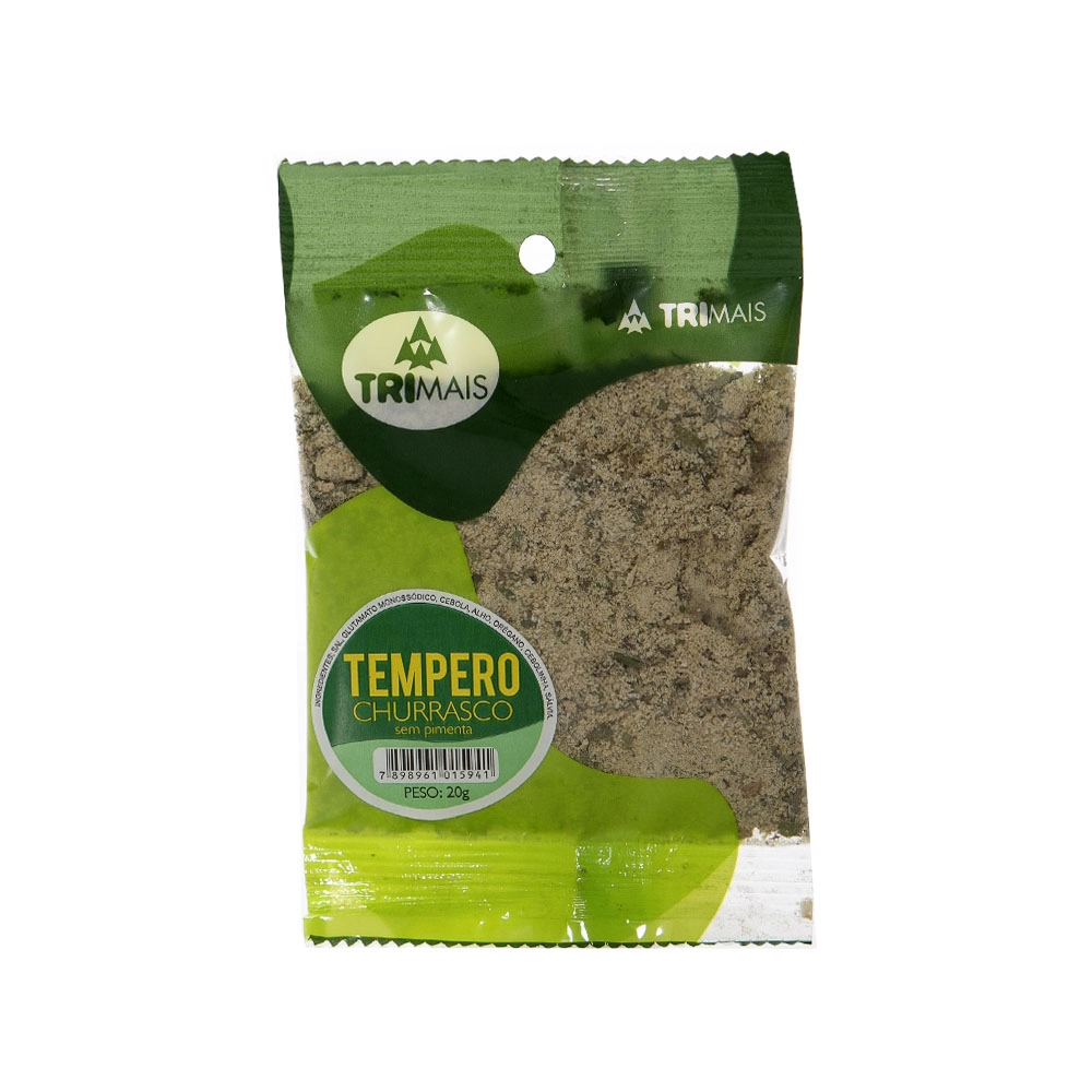 Tempero P/churrasco S/pimimenta Trimais 20g