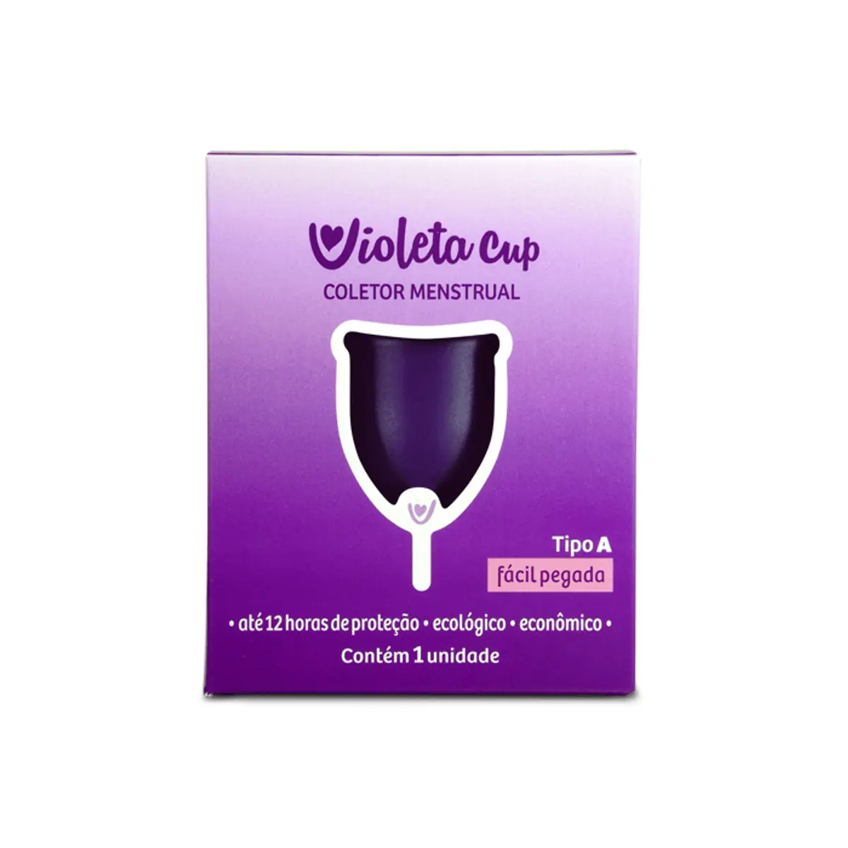 Coletor Menstrual Reutilizável Violeta Tipo A Violeta Cup