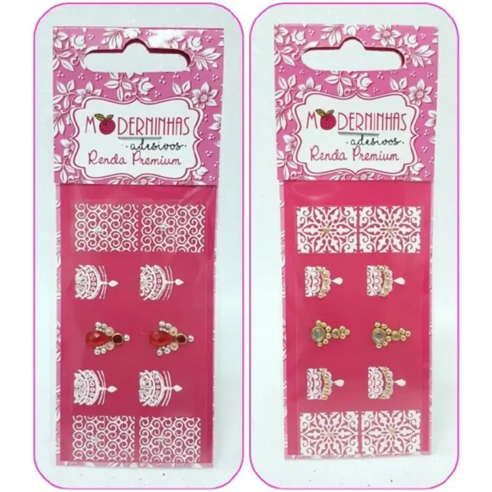 Adesivos Para Unhas Moderninha Renda Premium