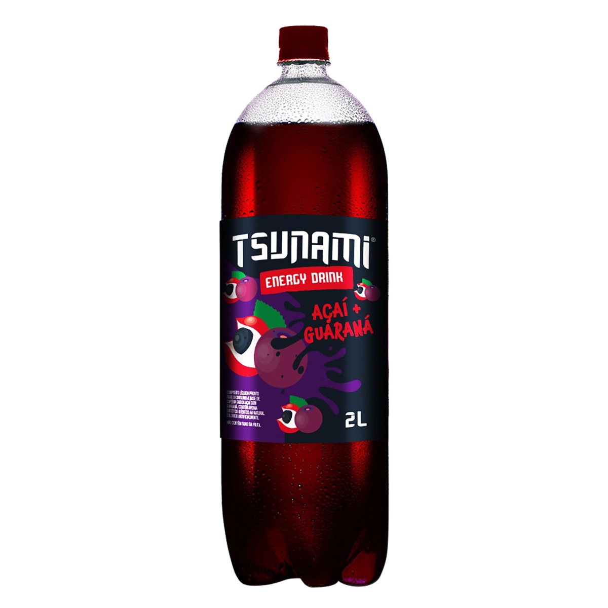 Energético Açaí Com Guaraná Tsunami Garrafa 2l