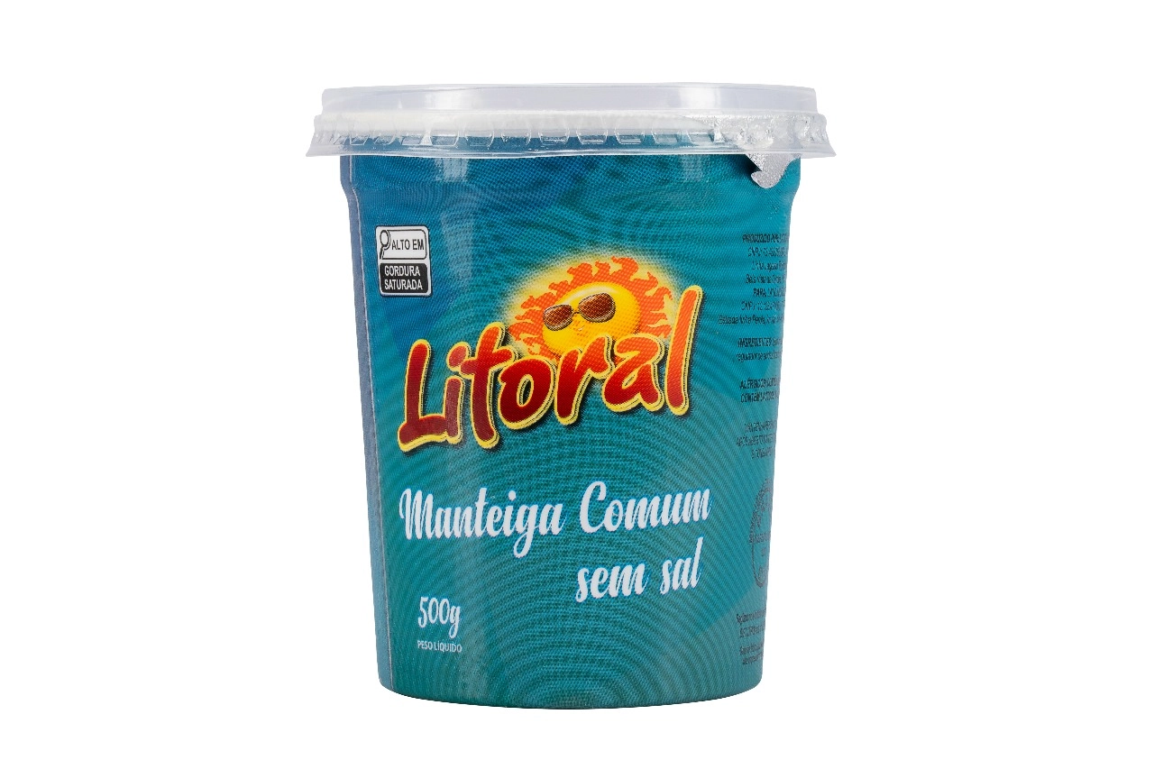 Manteiga Litoral S/sal 500 G